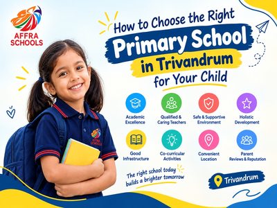 How to Choose the Right Primary School in Trivandrum for Your Child